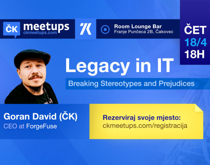 Najava: IT Meetup “Legacy in IT” – 18.4.2024.