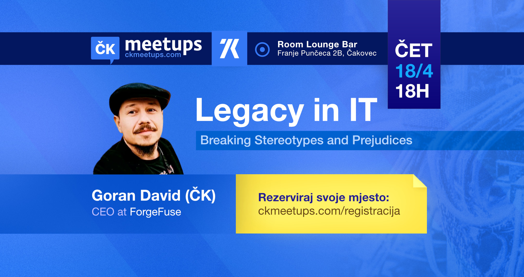 Najava: IT Meetup “Legacy in IT” – 18.4.2024.