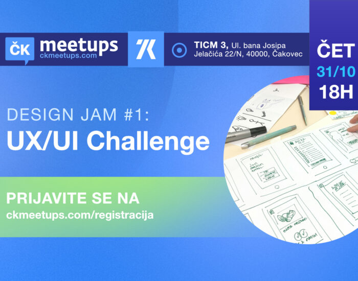 ČK Meetup #31 – Workshop: Design Jam #1 – UX/UI Challenge